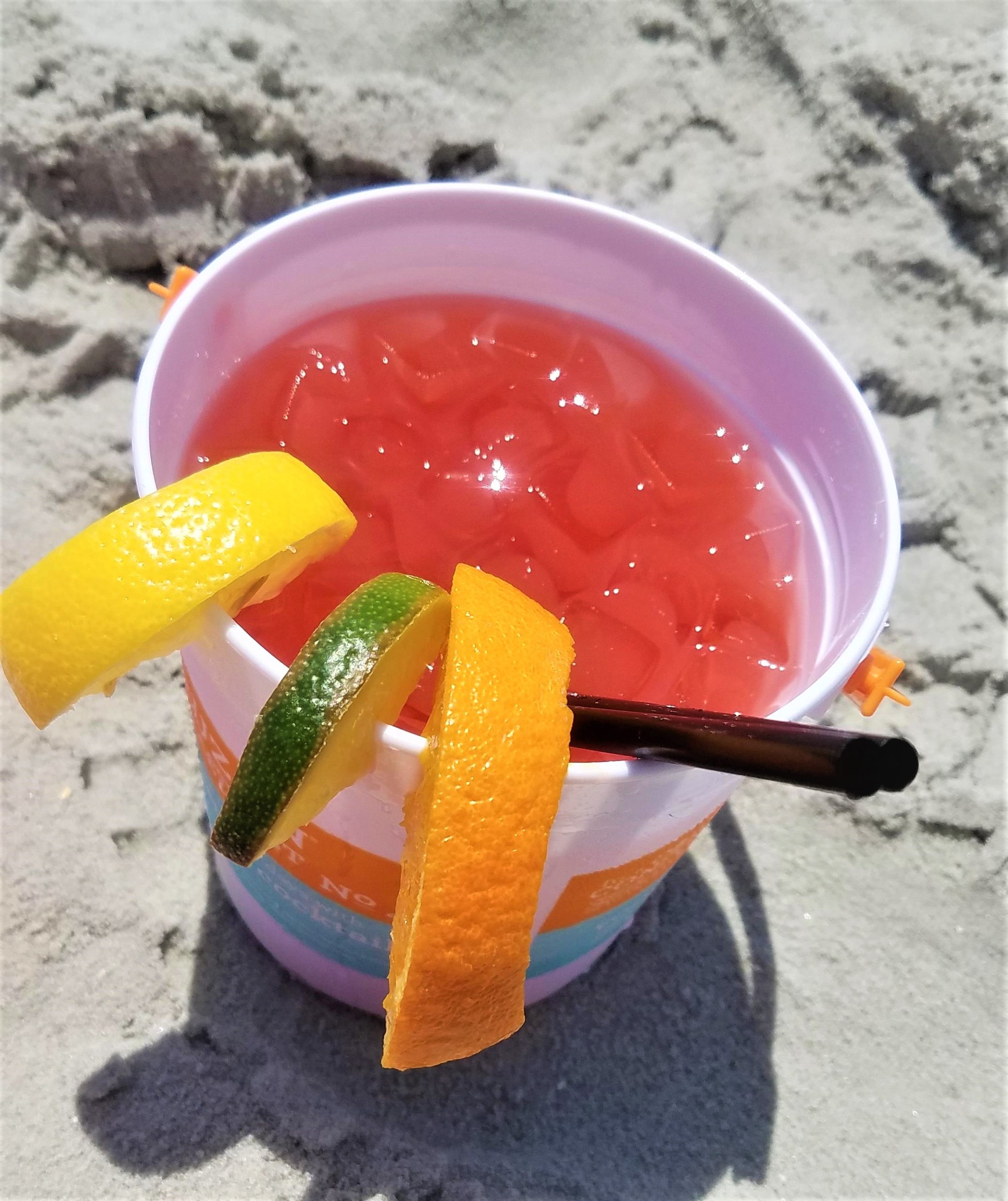 Rum Bucket at the Beach