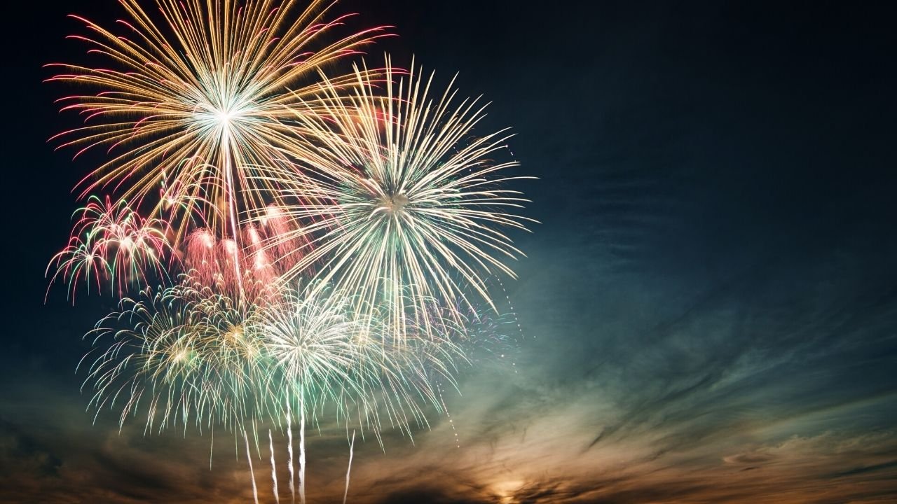 Fireworks display in Myrtle Beach,SC