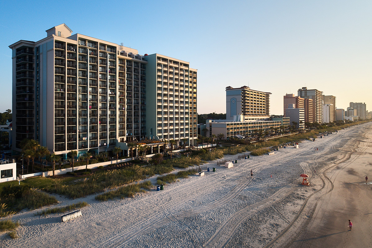 Compass Cove Resort - Aerial Shoreline View