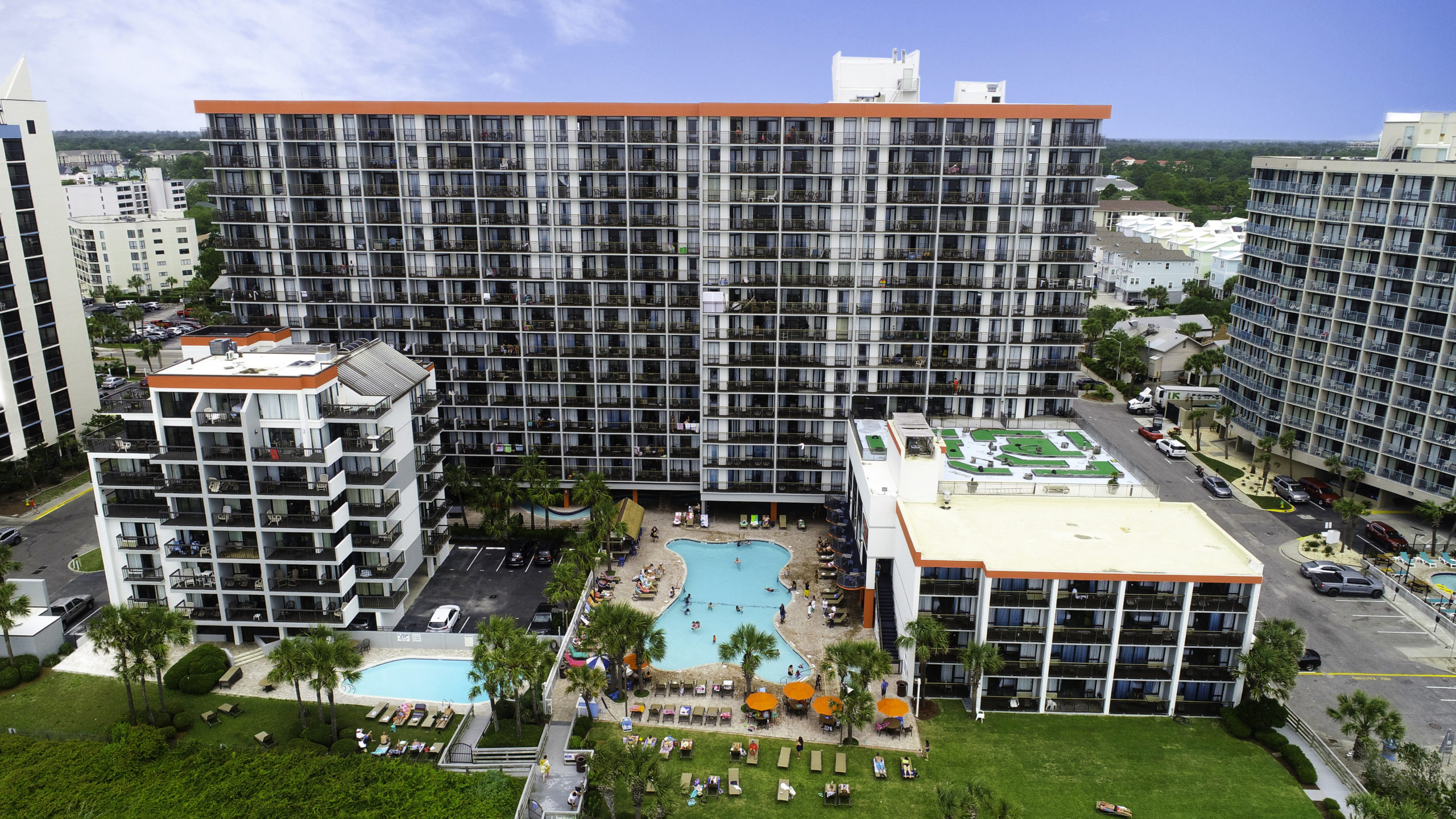 Grande Cayman Resort - Aerial View