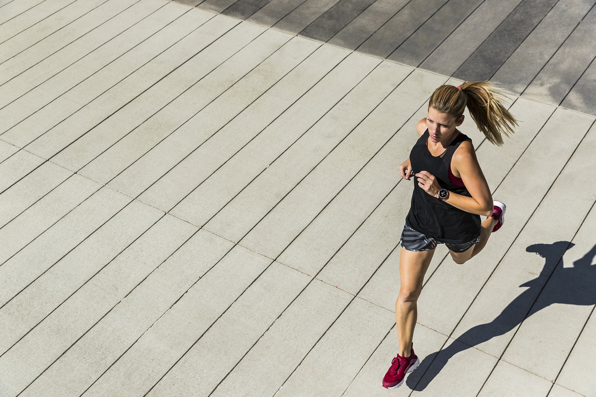 Person running