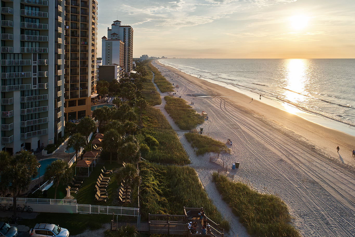 The Strand - Aerial View of the Coastline