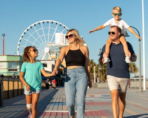 Family Boardwalk Beach 005