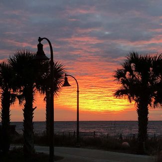 Sunrise from Bay View Resort