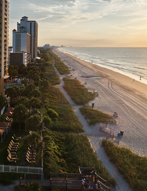 The Strand - Aerial View of the Coastline